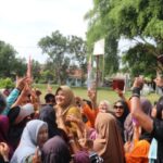 Bupati Tanjung Jabung Timur Meriahkan Senam Sehat Bersama warga Masyarakat Kecamatan Dendang